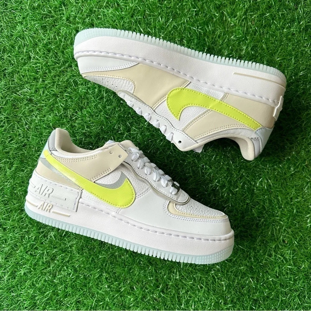 Nike Air Force 1 Shadow AF1 Lemon Twist - Picture 7 of 7